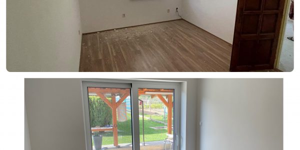 rekonštrukcie bytov a domov, rekomplett, trnava, dodávka a montáž, schody, obývačka, podlahy,