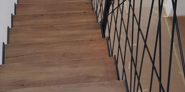 rekomplett, trnava, samonosne schodisko, zelezna konstrukcia, schody