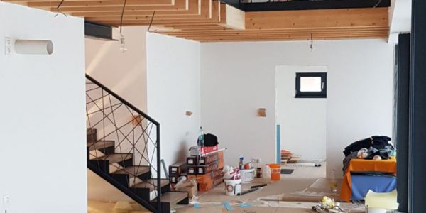 rekomplett, trnava, samonosne schodisko, zelezna konstrukcia, schody