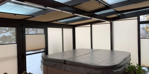 plisse rolety, dodávka a montáž roliet, zimná záhrada, tienenie, rekomplett, trnava, rekonštrukcia bytu, interiérové rolety