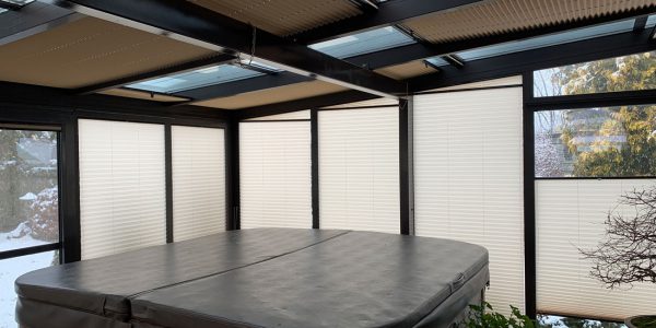 plisse rolety, dodávka a montáž roliet, zimná záhrada, tienenie, rekomplett, trnava, rekonštrukcia bytu, interiérové rolety