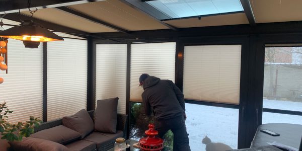 plisse rolety, dodávka a montáž roliet, zimná záhrada, tienenie, rekomplett, trnava, rekonštrukcia bytu, interiérové rolety