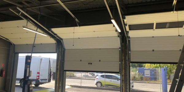 priemyselné garážové brány, rekomplett