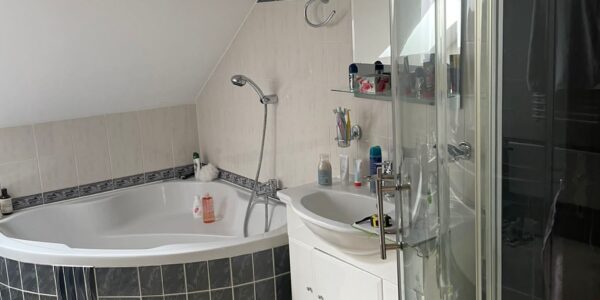 rekonštrukcia bytu, kúpeľňa, prerábka kúpeľne, sprchový kút, vaňa, zrkadlo, osvetlenie, toaleta, rekomplett, trnava, prerábky, interiérové dvere